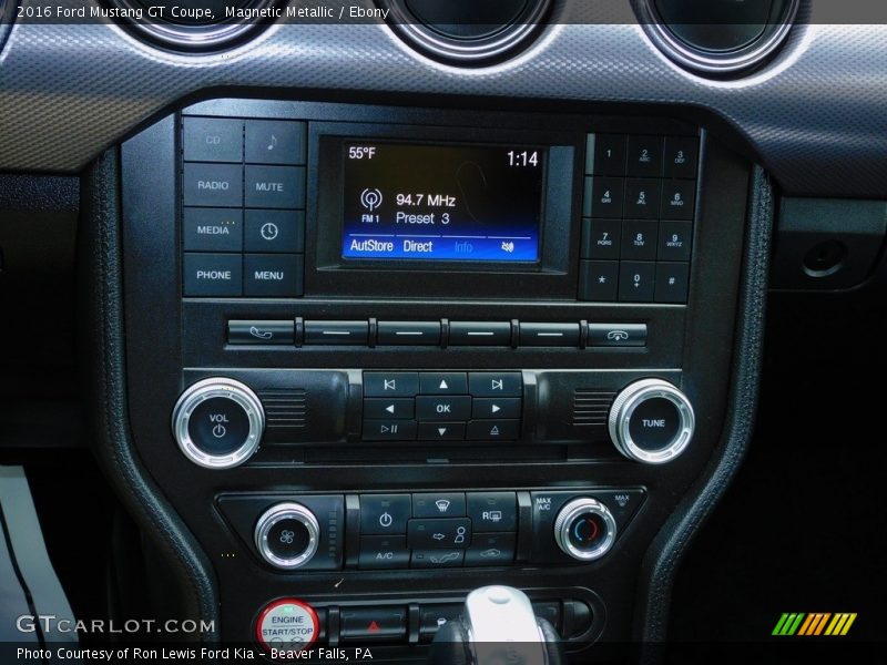 Magnetic Metallic / Ebony 2016 Ford Mustang GT Coupe
