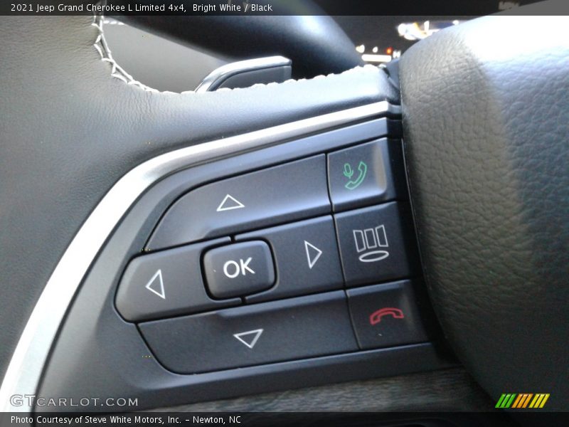 Bright White / Black 2021 Jeep Grand Cherokee L Limited 4x4