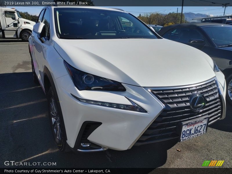 Eminent White Pearl / Black 2019 Lexus NX 300
