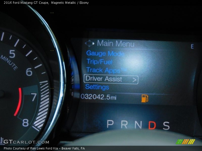 Magnetic Metallic / Ebony 2016 Ford Mustang GT Coupe