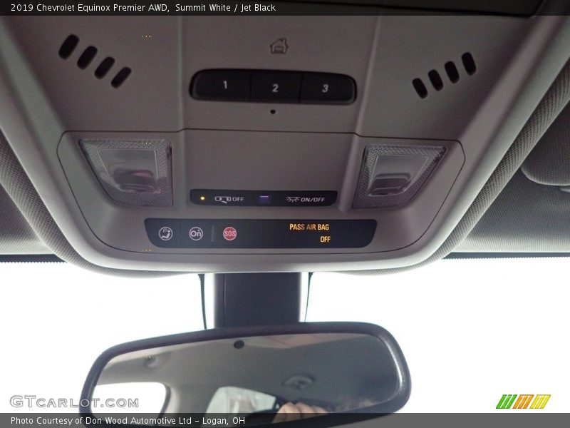 Summit White / Jet Black 2019 Chevrolet Equinox Premier AWD