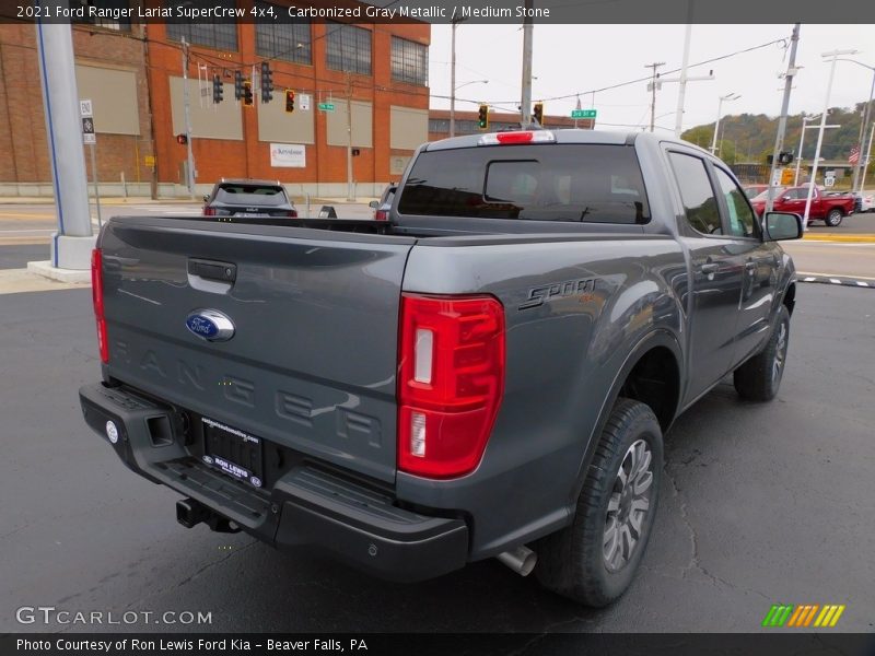Carbonized Gray Metallic / Medium Stone 2021 Ford Ranger Lariat SuperCrew 4x4