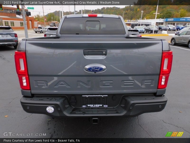 Carbonized Gray Metallic / Medium Stone 2021 Ford Ranger Lariat SuperCrew 4x4