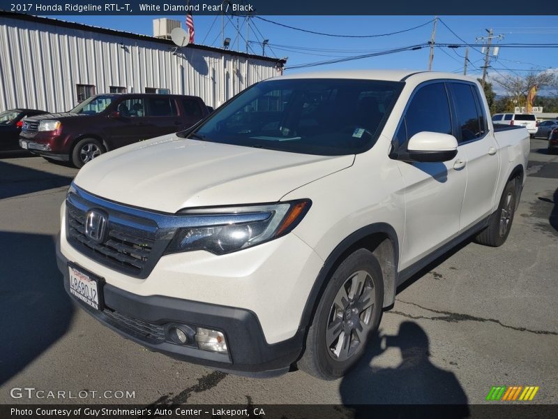 White Diamond Pearl / Black 2017 Honda Ridgeline RTL-T