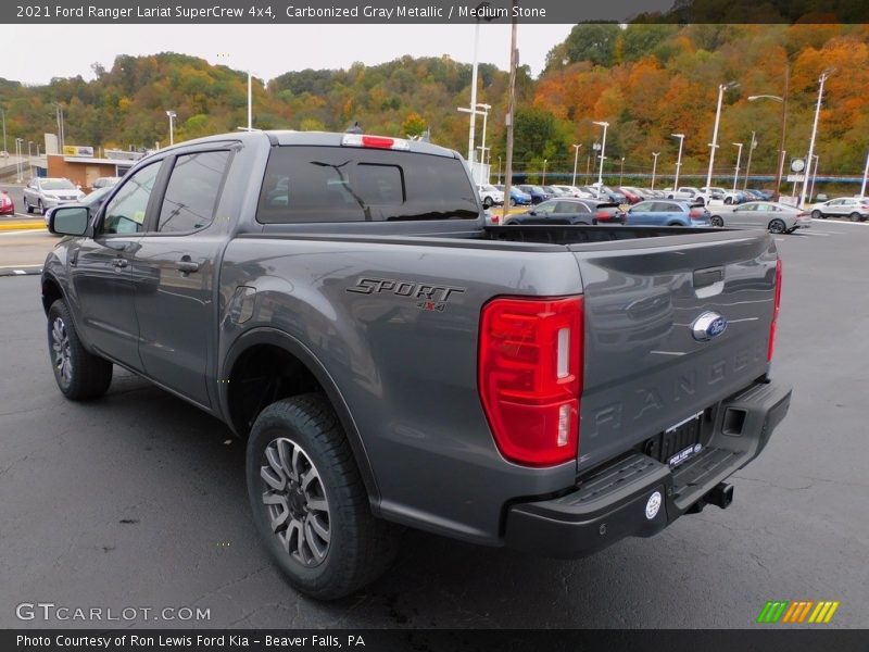 Carbonized Gray Metallic / Medium Stone 2021 Ford Ranger Lariat SuperCrew 4x4