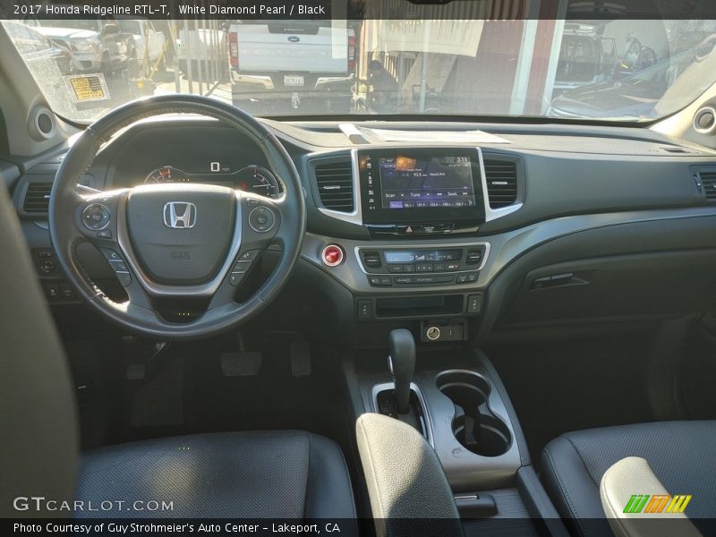 White Diamond Pearl / Black 2017 Honda Ridgeline RTL-T