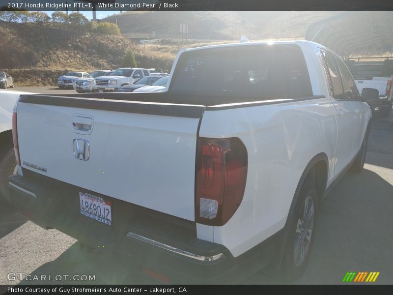 White Diamond Pearl / Black 2017 Honda Ridgeline RTL-T