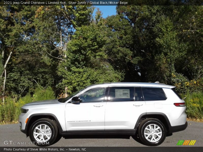 Silver Zynith / Global Black/Wicker Beige 2021 Jeep Grand Cherokee L Limited 4x4
