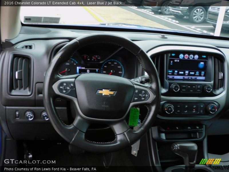 Laser Blue / Jet Black 2016 Chevrolet Colorado LT Extended Cab 4x4