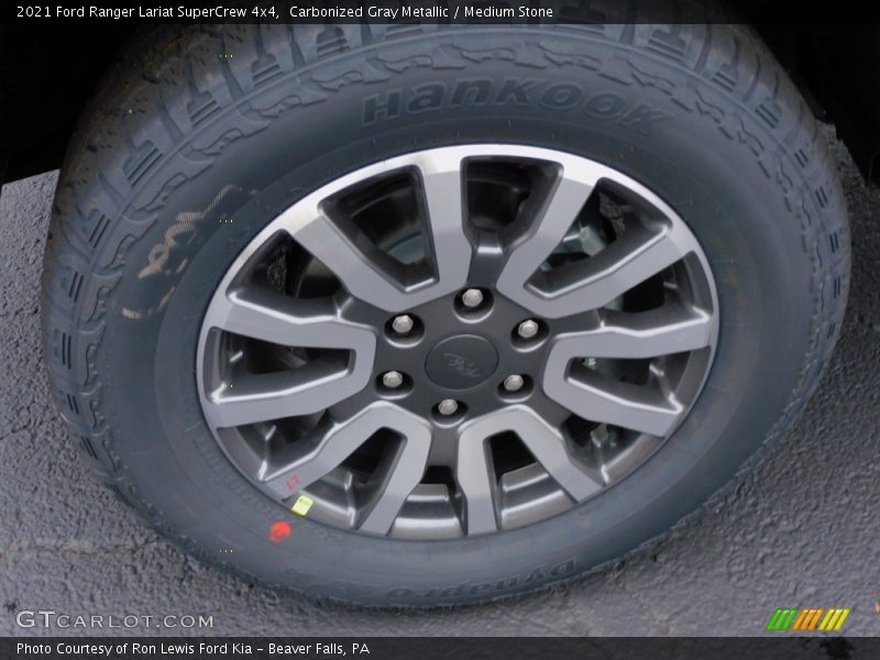 Carbonized Gray Metallic / Medium Stone 2021 Ford Ranger Lariat SuperCrew 4x4