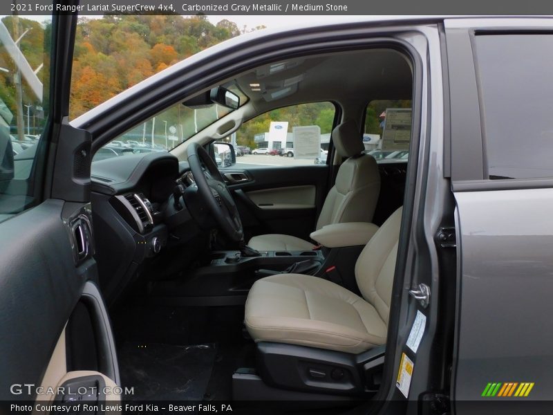 Carbonized Gray Metallic / Medium Stone 2021 Ford Ranger Lariat SuperCrew 4x4