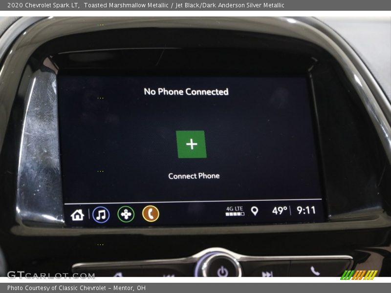 Toasted Marshmallow Metallic / Jet Black/Dark Anderson Silver Metallic 2020 Chevrolet Spark LT