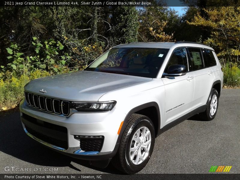 Silver Zynith / Global Black/Wicker Beige 2021 Jeep Grand Cherokee L Limited 4x4