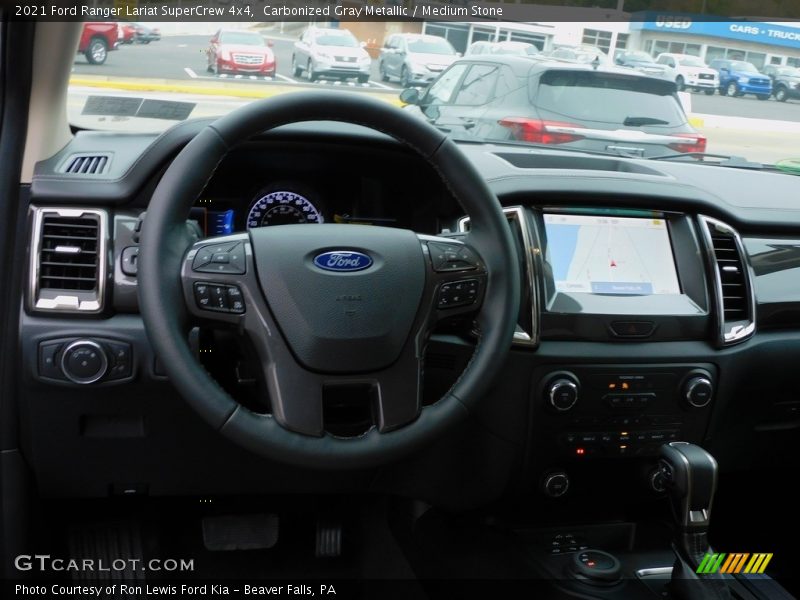 Carbonized Gray Metallic / Medium Stone 2021 Ford Ranger Lariat SuperCrew 4x4