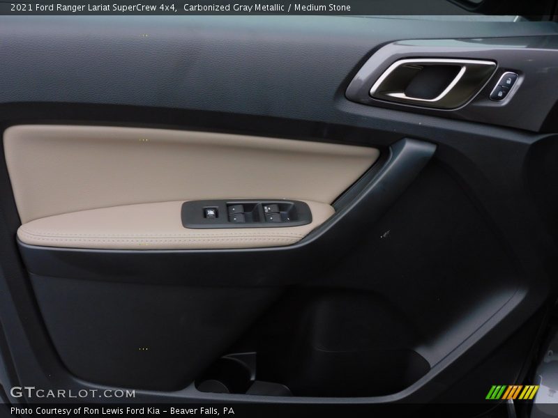 Carbonized Gray Metallic / Medium Stone 2021 Ford Ranger Lariat SuperCrew 4x4