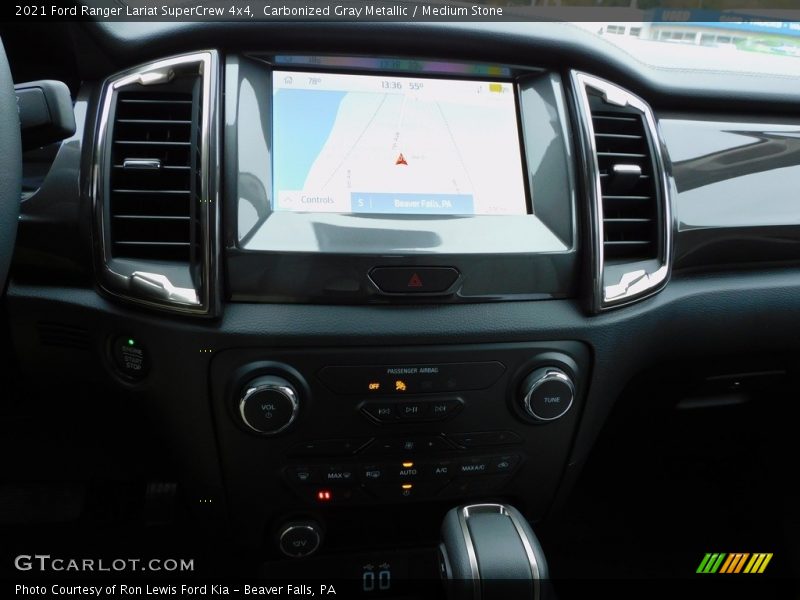 Carbonized Gray Metallic / Medium Stone 2021 Ford Ranger Lariat SuperCrew 4x4