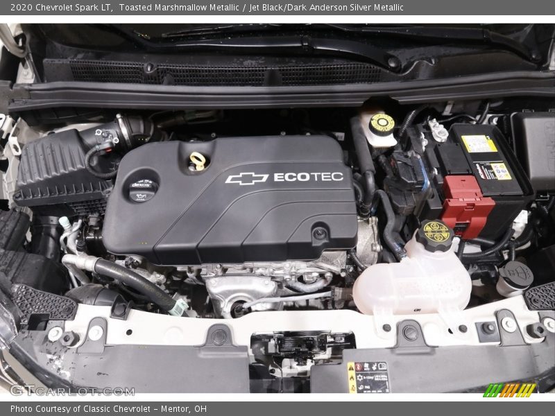 Toasted Marshmallow Metallic / Jet Black/Dark Anderson Silver Metallic 2020 Chevrolet Spark LT