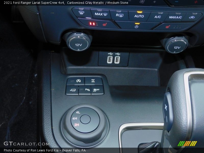 Carbonized Gray Metallic / Medium Stone 2021 Ford Ranger Lariat SuperCrew 4x4