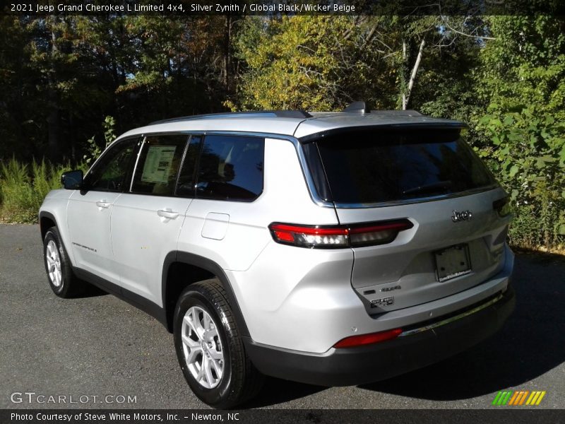 Silver Zynith / Global Black/Wicker Beige 2021 Jeep Grand Cherokee L Limited 4x4