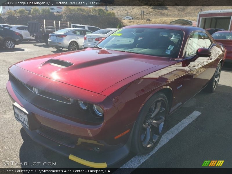 Octane Red Pearl / Black 2019 Dodge Challenger R/T