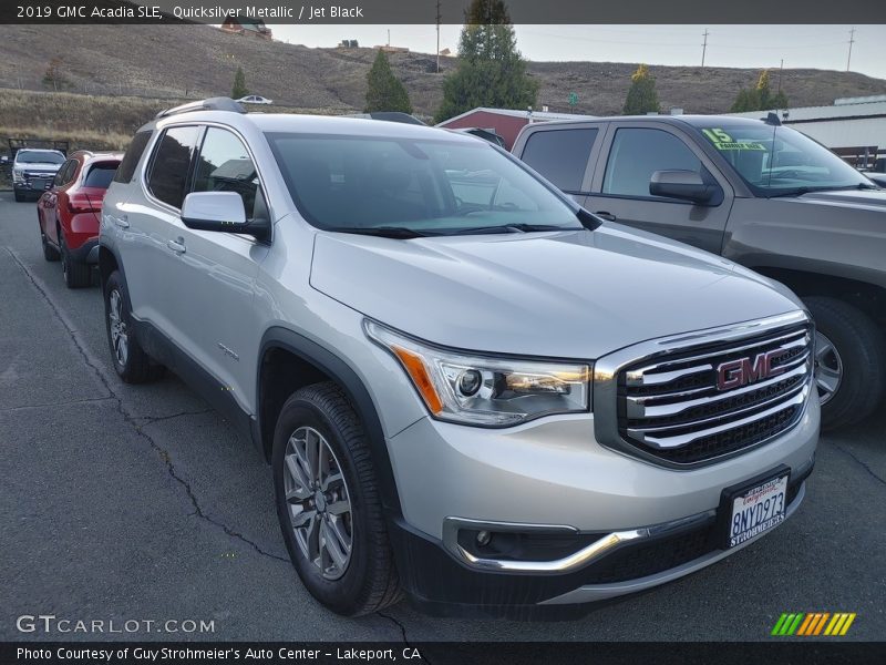Quicksilver Metallic / Jet Black 2019 GMC Acadia SLE