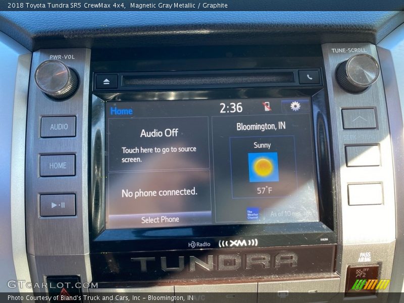 Magnetic Gray Metallic / Graphite 2018 Toyota Tundra SR5 CrewMax 4x4