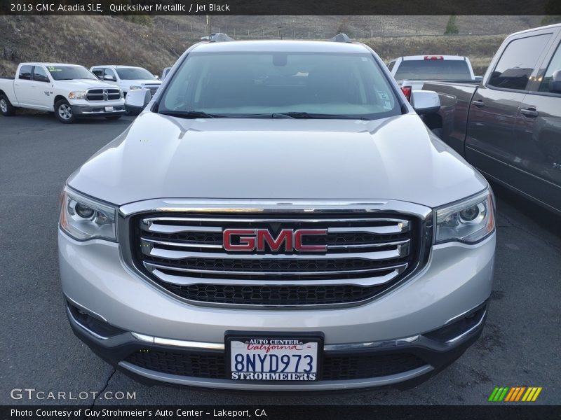 Quicksilver Metallic / Jet Black 2019 GMC Acadia SLE