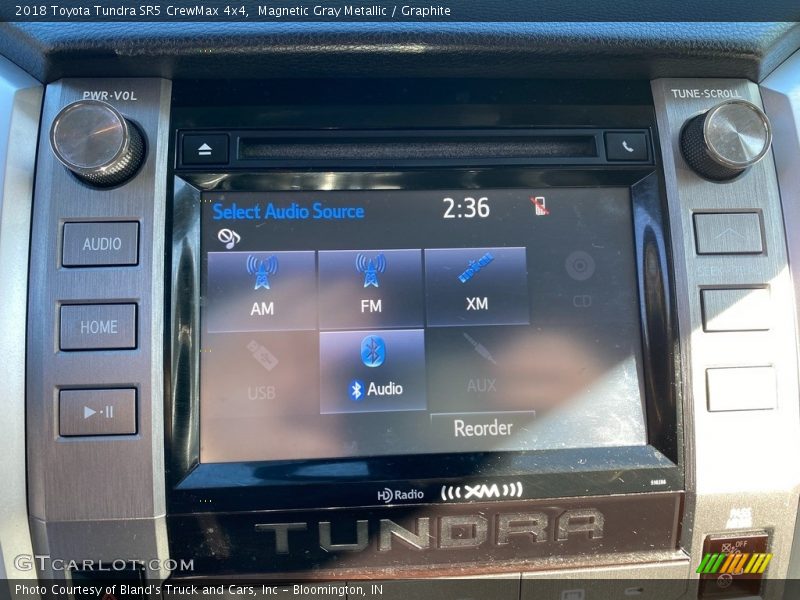 Magnetic Gray Metallic / Graphite 2018 Toyota Tundra SR5 CrewMax 4x4