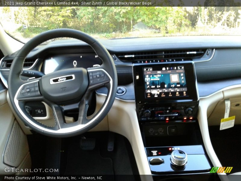 Silver Zynith / Global Black/Wicker Beige 2021 Jeep Grand Cherokee L Limited 4x4
