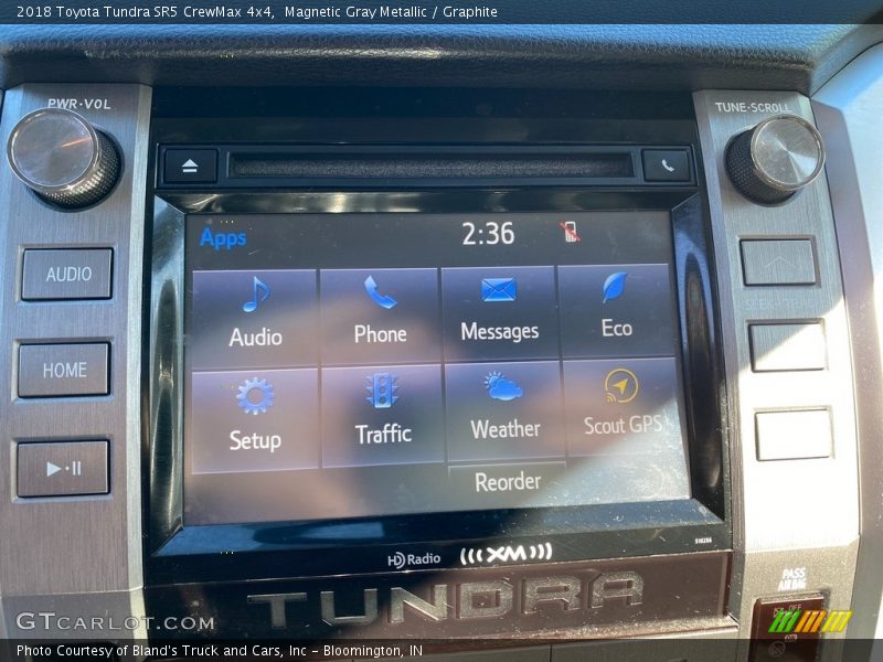 Magnetic Gray Metallic / Graphite 2018 Toyota Tundra SR5 CrewMax 4x4