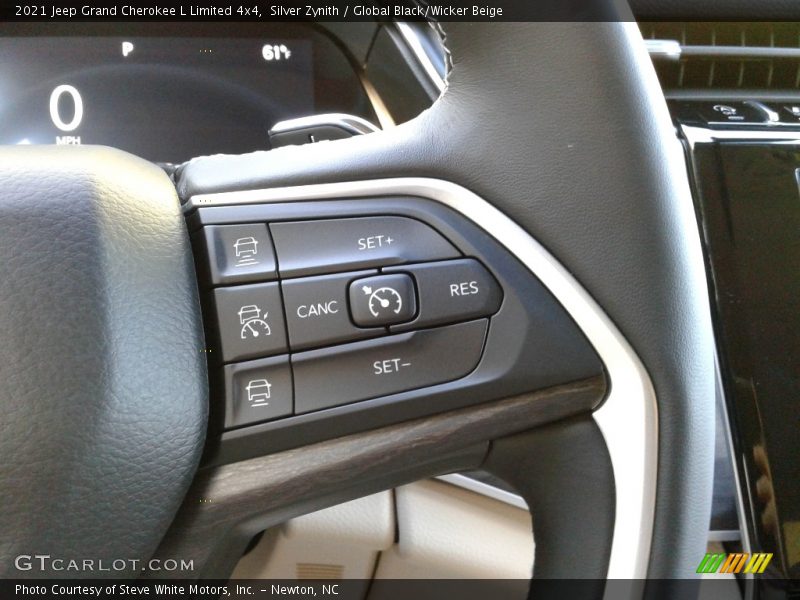 Silver Zynith / Global Black/Wicker Beige 2021 Jeep Grand Cherokee L Limited 4x4