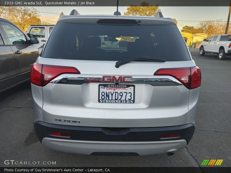 Quicksilver Metallic / Jet Black 2019 GMC Acadia SLE