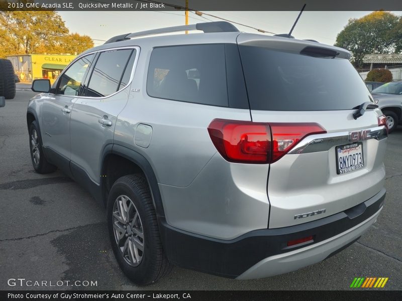 Quicksilver Metallic / Jet Black 2019 GMC Acadia SLE