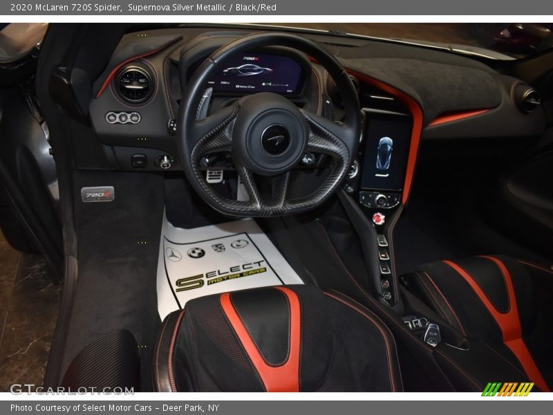 Front Seat of 2020 720S Spider