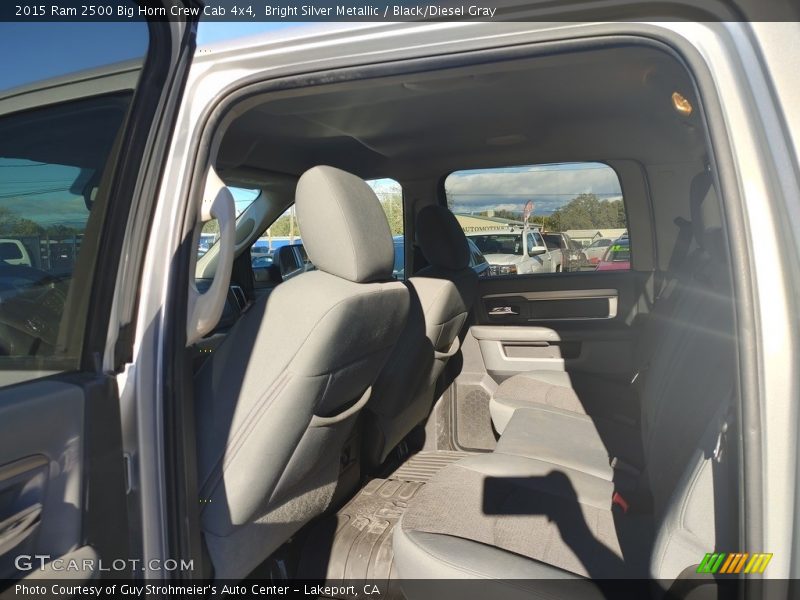 Bright Silver Metallic / Black/Diesel Gray 2015 Ram 2500 Big Horn Crew Cab 4x4