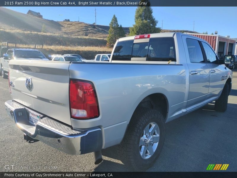 Bright Silver Metallic / Black/Diesel Gray 2015 Ram 2500 Big Horn Crew Cab 4x4