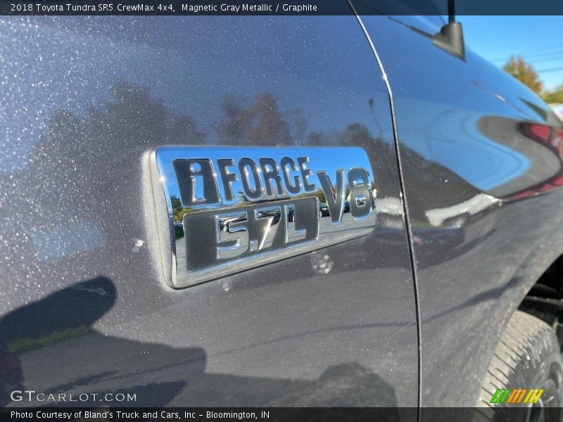 Magnetic Gray Metallic / Graphite 2018 Toyota Tundra SR5 CrewMax 4x4