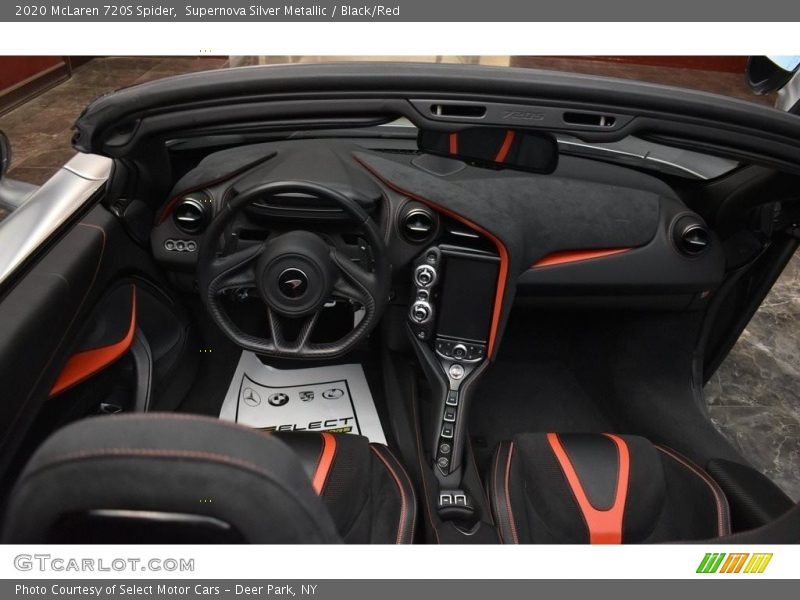 Dashboard of 2020 720S Spider