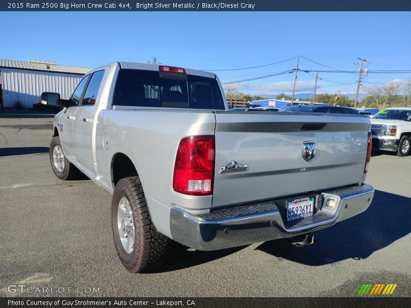  2015 2500 Big Horn Crew Cab 4x4 Bright Silver Metallic