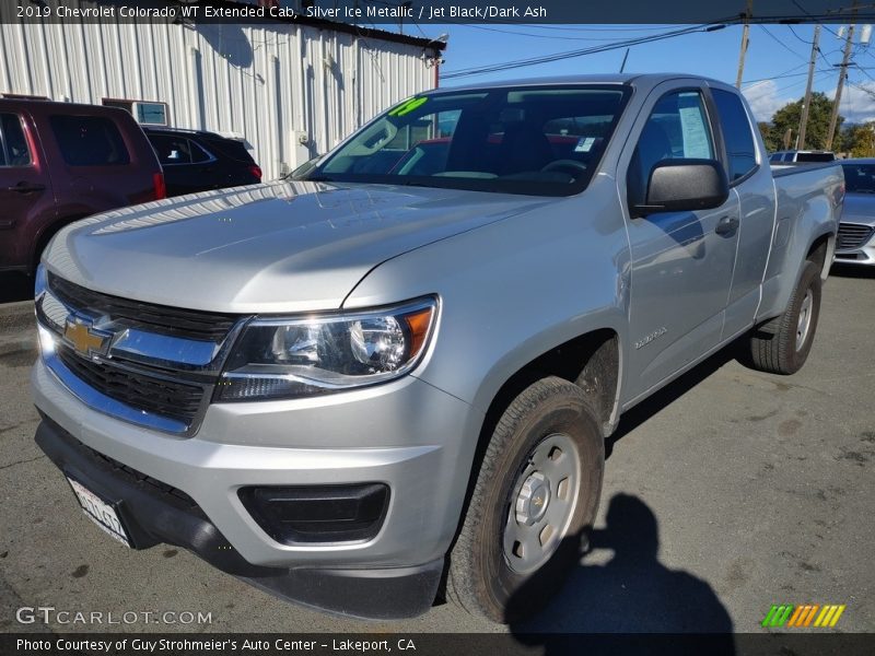 Silver Ice Metallic / Jet Black/Dark Ash 2019 Chevrolet Colorado WT Extended Cab