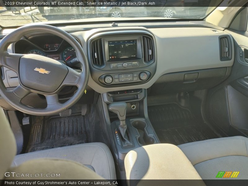Silver Ice Metallic / Jet Black/Dark Ash 2019 Chevrolet Colorado WT Extended Cab