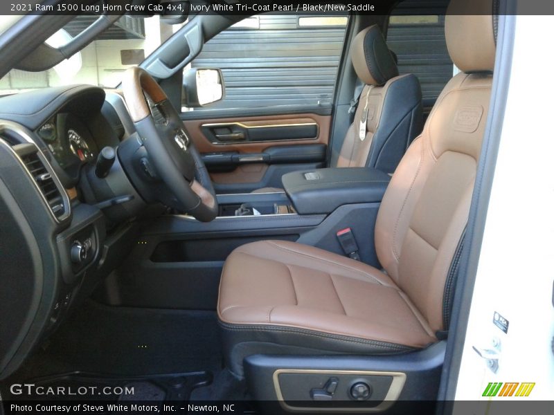 Front Seat of 2021 1500 Long Horn Crew Cab 4x4