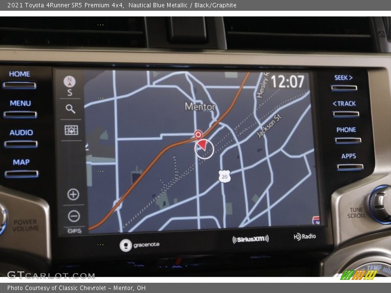 Navigation of 2021 4Runner SR5 Premium 4x4