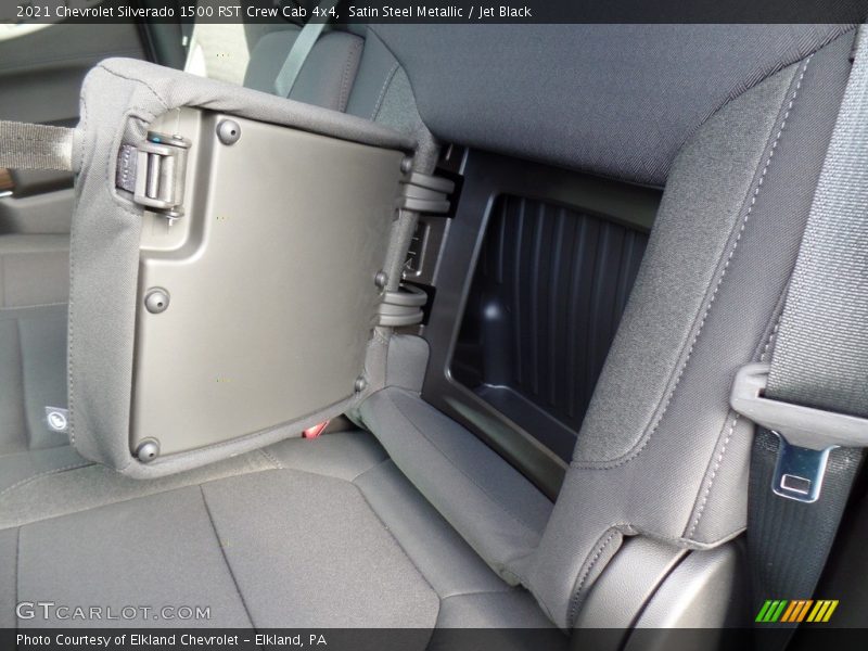 Satin Steel Metallic / Jet Black 2021 Chevrolet Silverado 1500 RST Crew Cab 4x4