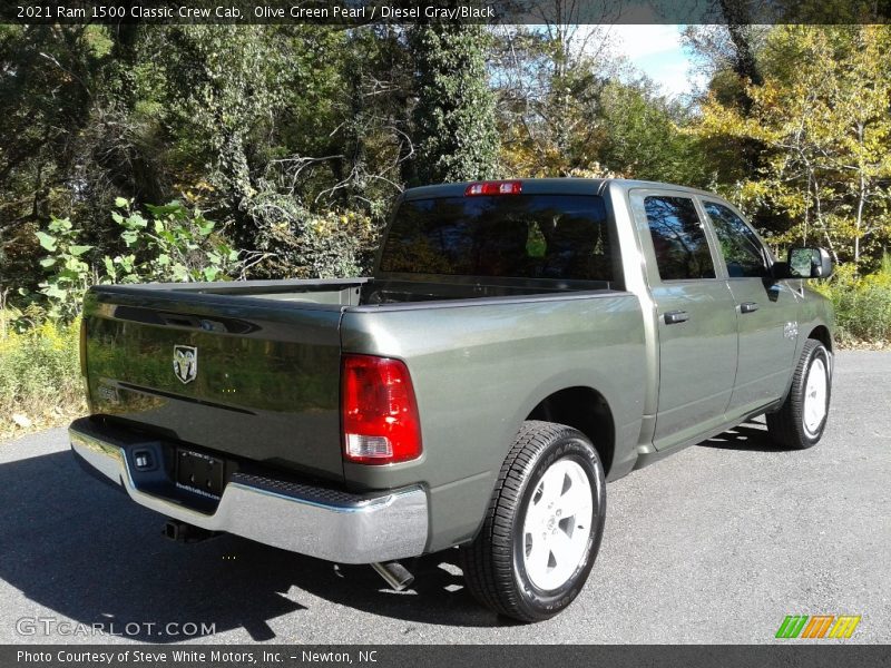 Olive Green Pearl / Diesel Gray/Black 2021 Ram 1500 Classic Crew Cab