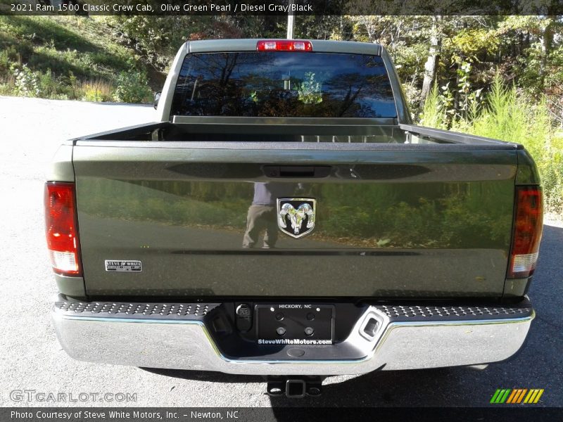 Olive Green Pearl / Diesel Gray/Black 2021 Ram 1500 Classic Crew Cab