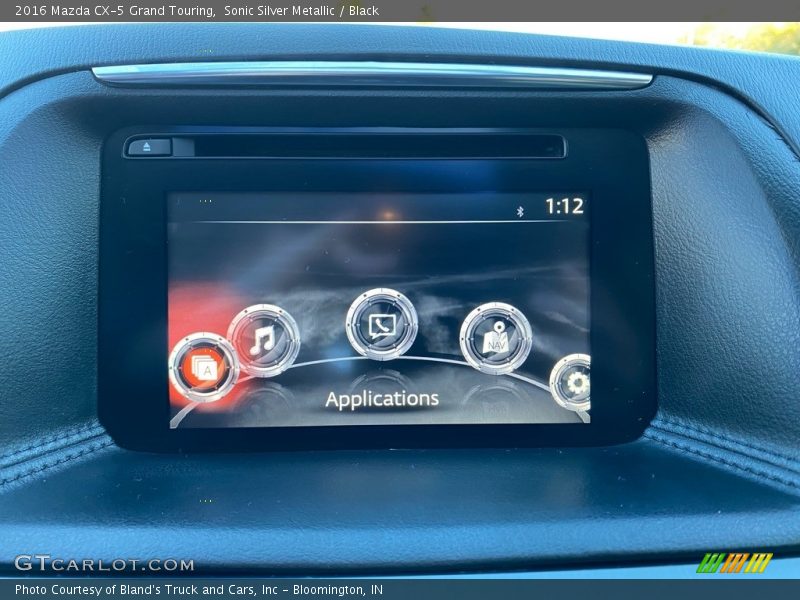 Sonic Silver Metallic / Black 2016 Mazda CX-5 Grand Touring