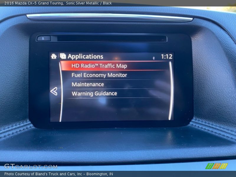 Sonic Silver Metallic / Black 2016 Mazda CX-5 Grand Touring