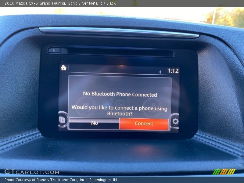 Sonic Silver Metallic / Black 2016 Mazda CX-5 Grand Touring