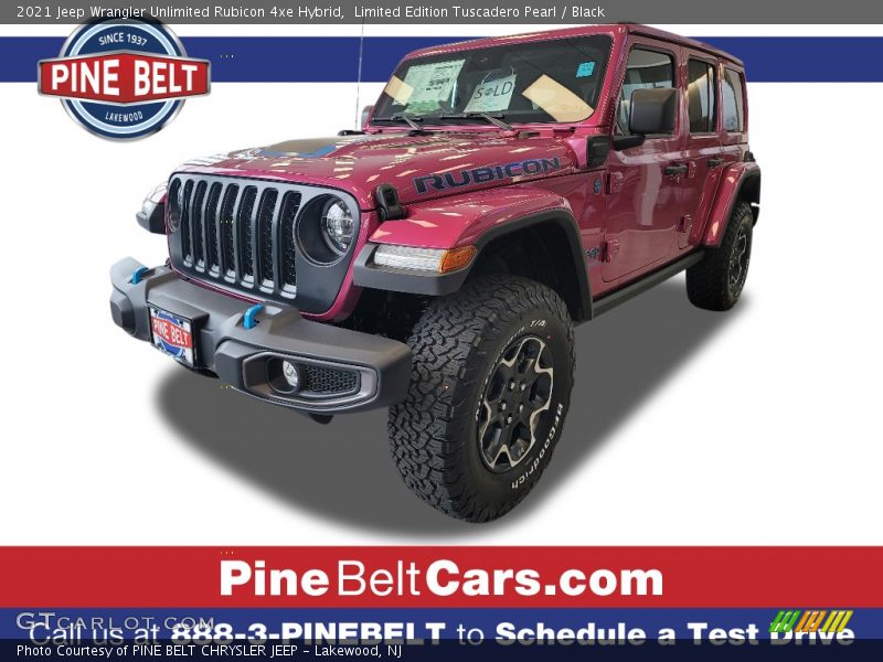 Limited Edition Tuscadero Pearl / Black 2021 Jeep Wrangler Unlimited Rubicon 4xe Hybrid